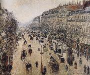 Camille Pissarro the morning the streets of Spain oil painting artist